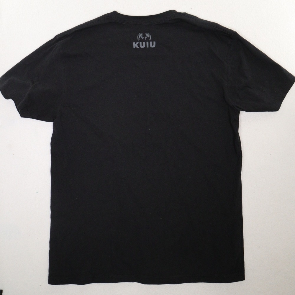 KUIU T-Shirt Graphic Logo Hunting Outdoor Black Cotton Blend Men XL - Picture 2 of 6